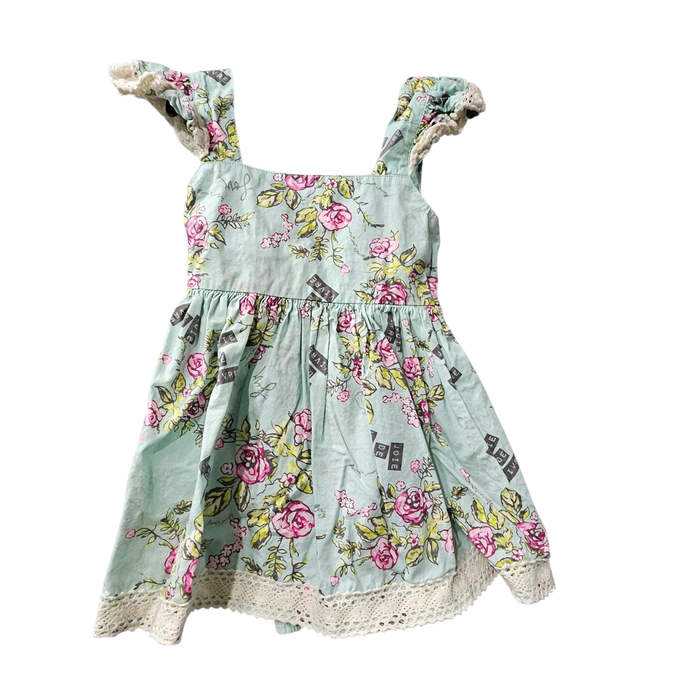Charming Floral Kids Dress with Lace by [Brand]